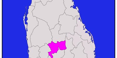 Канди, Шри Ланка картата