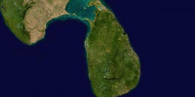 Онлайн сателитна карта на Шри Ланка